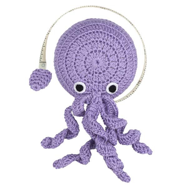 Maßband Oktopus gehäkelt (Stückpreis) / CONTIGO Fairtrade Onlineshop