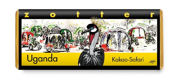 Zotter Uganda Kakao-Safari 70g BIO