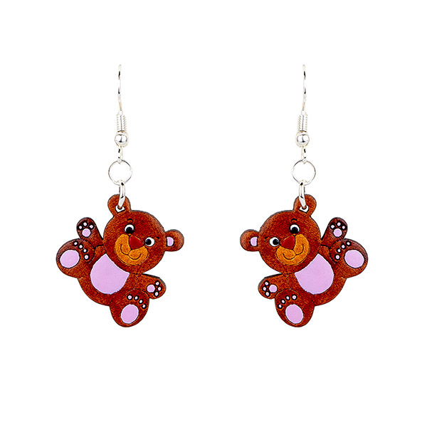 Ohrringe BÄRCHEN, Flaschenkürbis / CONTIGO Fairtrade Onlineshop