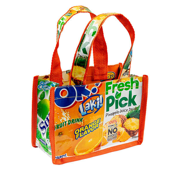 Saftpack UPCYCLING Minitasche, bunt / CONTIGO Fairtrade Onlineshop