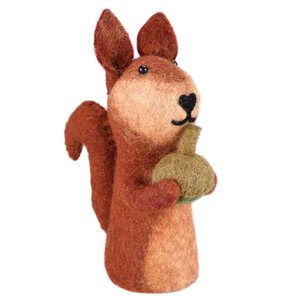 Eierwärmer EICHHÖRNCHEN rotbraun, Wollfilz / CONTIGO Fairtrade Onlineshop