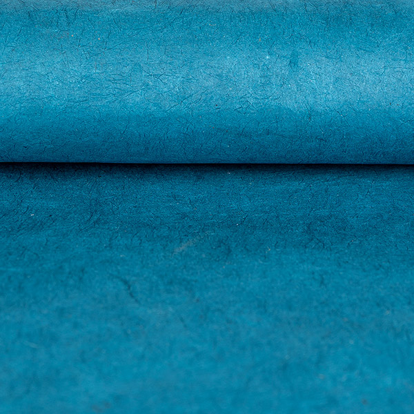 LOKTA Papierbogen, handgeschöpft, petrolgrün / CONTIGO Fairtrade Onlineshop