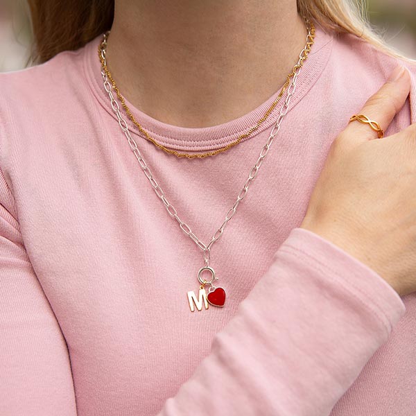 Halskette, ZIGZAG, 22K vergoldet / CONTIGO Fairtrade Onlineshop