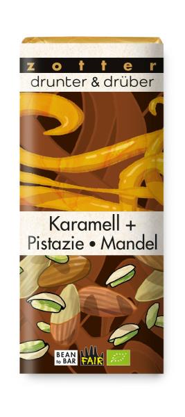 Drunter & Drüber Karamell Pistazie Mandel 70g BIO