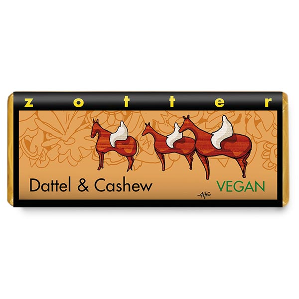 Zotter - Dattel Cashew 70g BIO, vegan