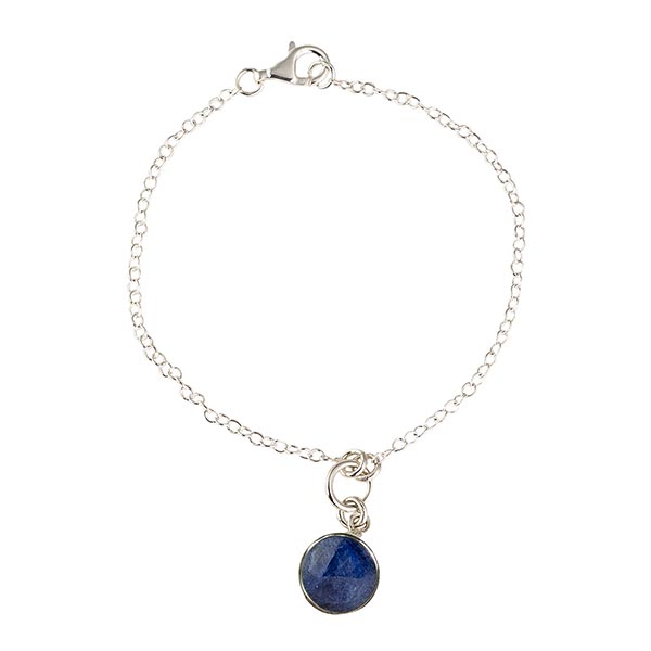 Armband mit Sodalith, blau,Silber / CONTIGO Fairtrade Onlineshop