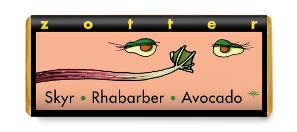 Zotter Skyr Rhabarber Avocado BIO 70g