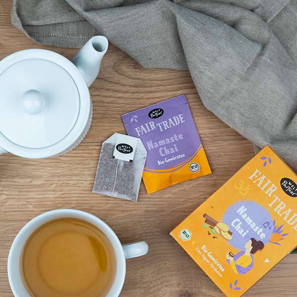 Gewürztee Namaste Chai BIO  Teebeutel 20x1,4g / CONTIGO Fairtrade Onlineshop