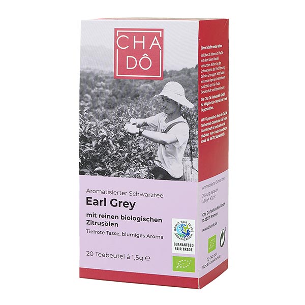 Cha Dô Earl Grey BIO Teebeutel 20x1,5g