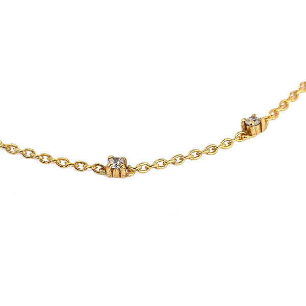 Armband, Zirkonia, filigran, 22K vergoldet / CONTIGO Fairtrade Onlineshop