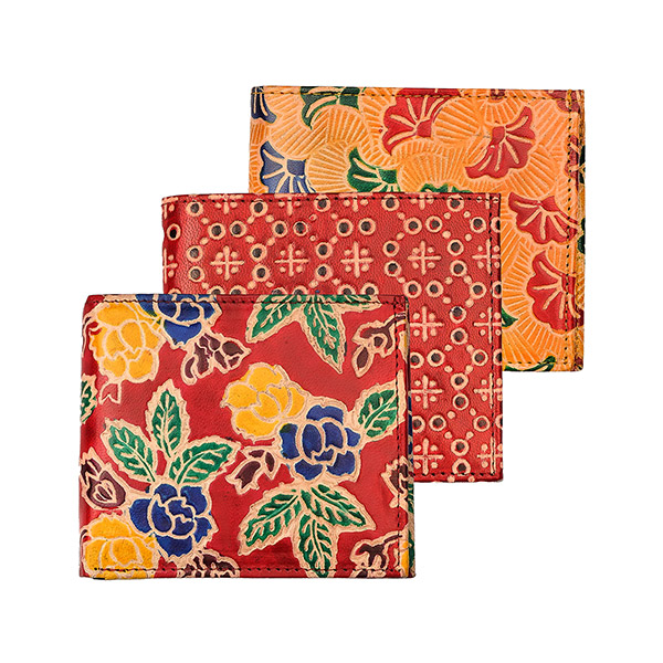 Börse Kompakt 11x9cm SUNDRA (Stückpreis), Ziegenleder