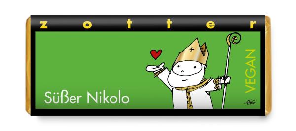 Zotter- Süßer Nikolo vegan 70g BIO / CONTIGO Fairtrade Onlineshop