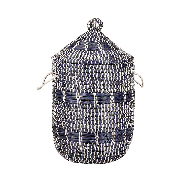 Wäschekorb 50cm SYLT plus Deckel, Kaisagras / CONTIGO Fairtrade Onlineshop