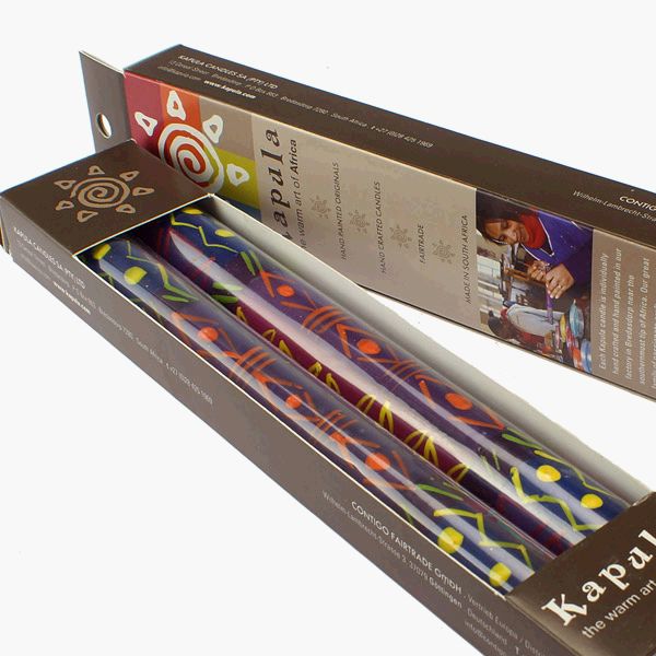 Kerzenpräsent 2er Set BLUE MOON, Kapula Kerzenpräsent 2er Set BLUE MOON, Kapula