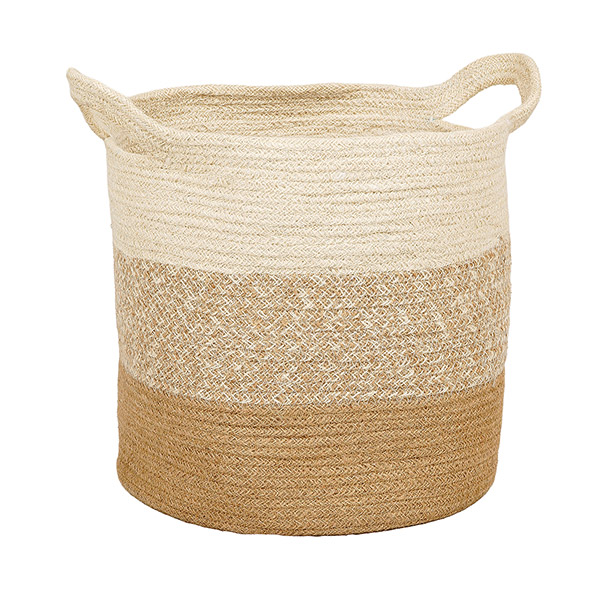 Henkelkorb 30cm NATURE BLOCKS, Jute