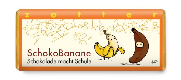 Zotter - SchokoBanane - Schokolade macht Schule 70g BIO