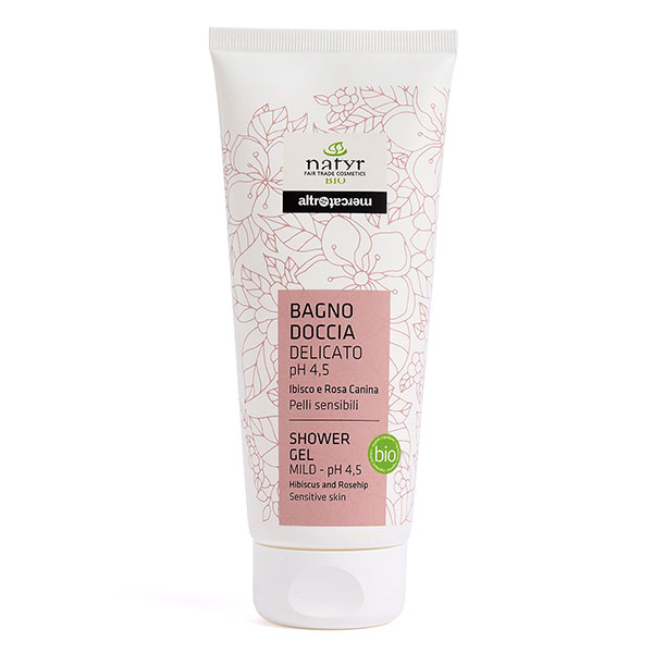 Duschgel Hibiskus 200ml, vegan, Bio, Naturkosmetik / CONTIGO Fairtrade Onlineshop