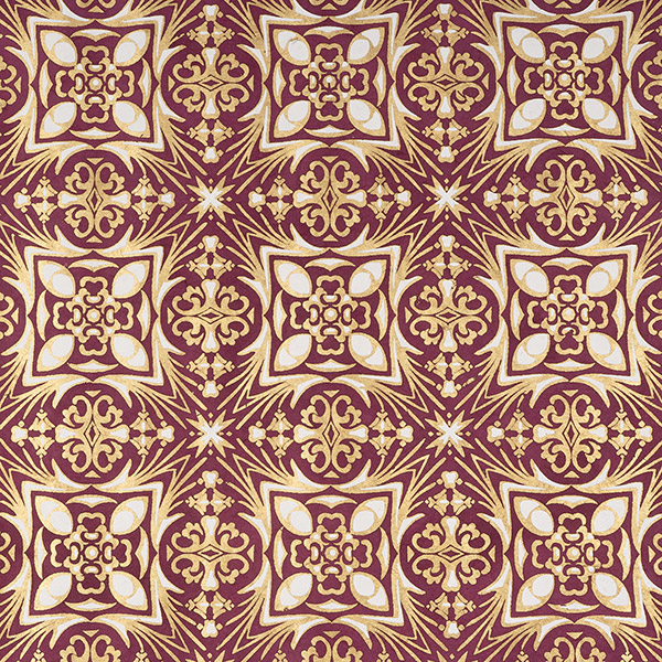LOKTA Papierbogen, handgemacht, LISBOA beere-gold-weiß / CONTIGO Fairtrade Onlineshop