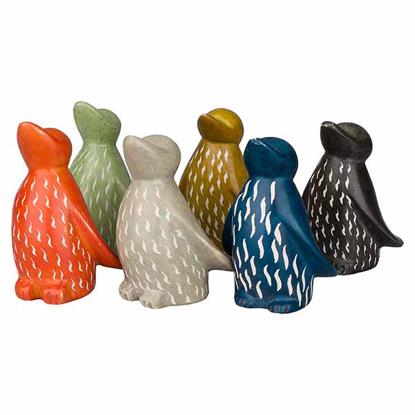 Pinguin Peggy 9cm, Speckstein / CONTIGO Fairtrade Onlineshop