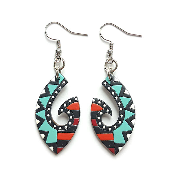 Ohrringe DROP Boho Style, Flaschenkürbis