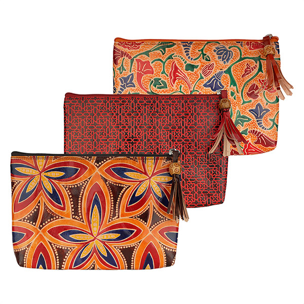 Clutch flach 24x16cm SOMAR, Ziegenleder