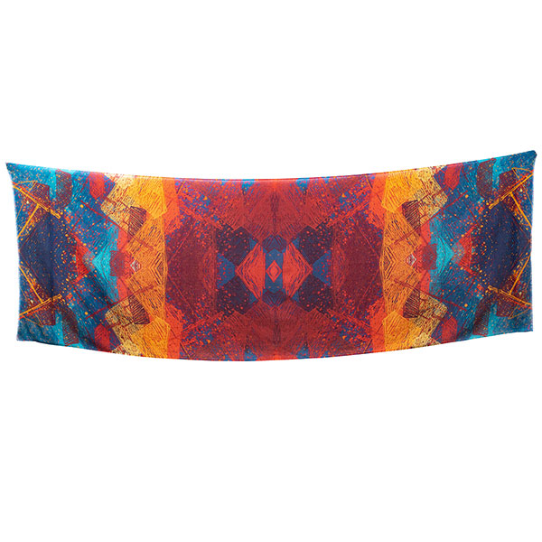 Schal 200x70, GRAPHIC multicolour, Modal-Baumwolle / CONTIGO Fairtrade Onlineshop