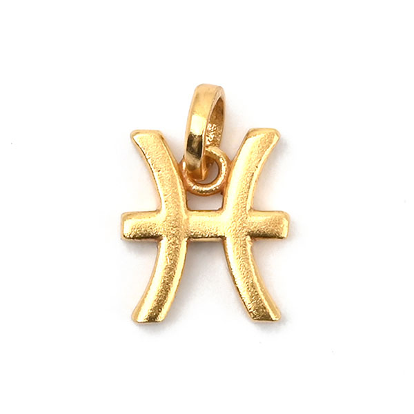 Anhänger, Sternzeichen, Mix&Match, 22K vergoldet