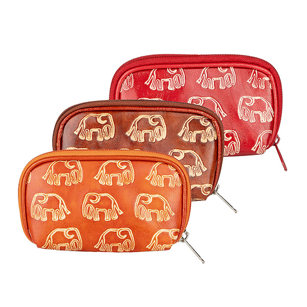 Mehrzwecketui ELEFANT, Ziegenleder / CONTIGO Fairtrade Onlineshop