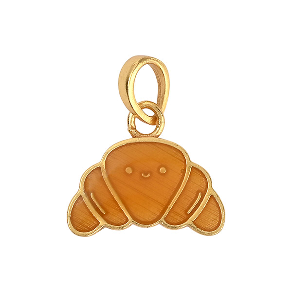 Anhänger CROISSANT Mix&Match, 22K vergoldet / CONTIGO Fairtrade Onlineshop
