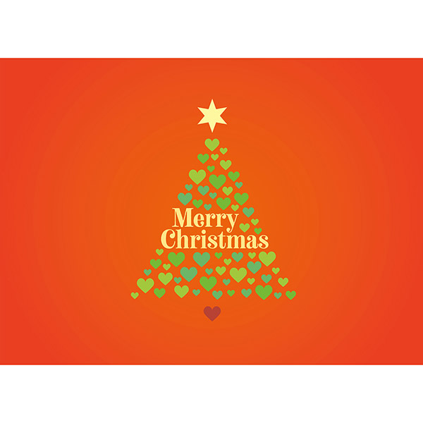 Postkarte Merry Christmas / CONTIGO Fairtrade Onlineshop