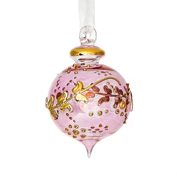 Glaskugel ZABU 6cm, rosé-gold