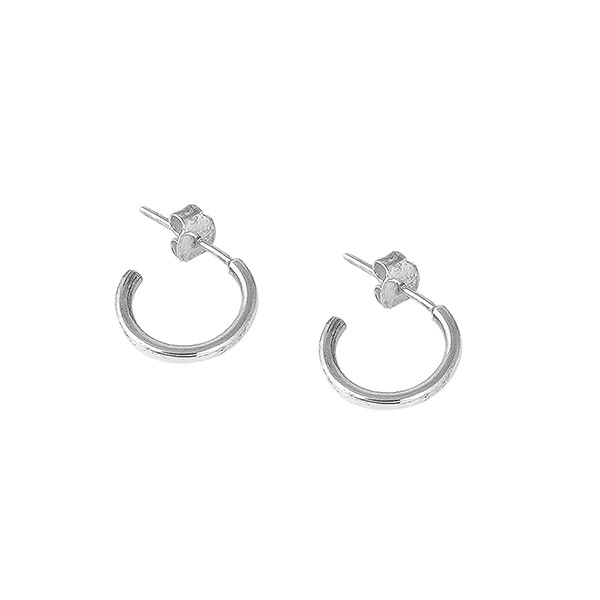 Ohrringe Creole klein, Silber / CONTIGO Fairtrade Onlineshop