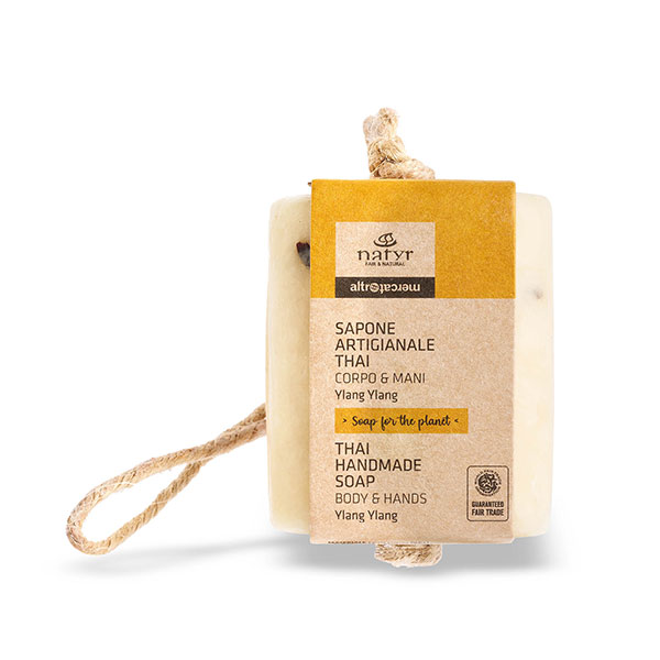 Hand- und Körper-Seife Ylang Ylang 120g, handgeschöpft, Naturkosmetik / CONTIGO Fairtrade Onlineshop