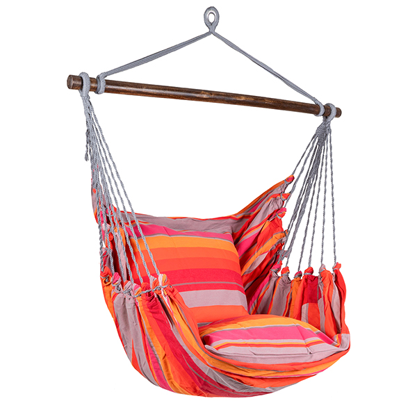 Hängesitz L NARANJA Stab:110cm, 150x130cm, Baumwolle / CONTIGO Fairtrade Onlineshop