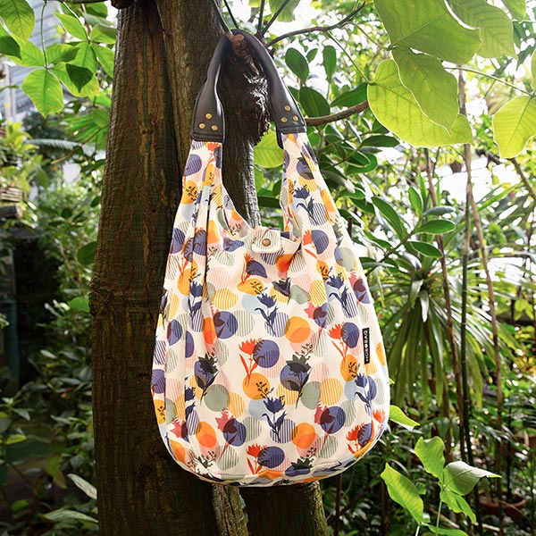 Tasche HOBOBAG CONFETTI, bunt, Baumwollcanvas / CONTIGO Fairtrade Onlineshop