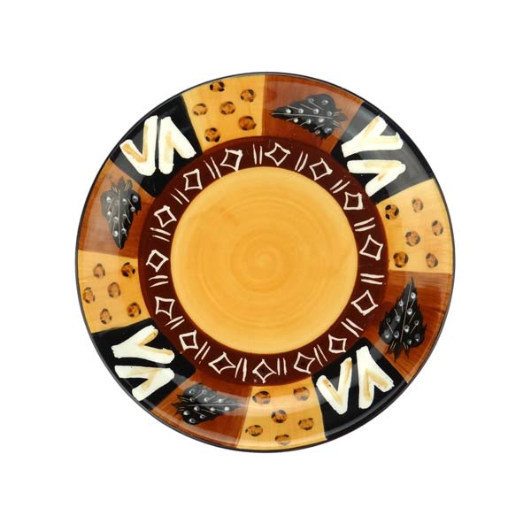 Frühstücksteller 19cm ANIMAL PRINT, Keramik Kapula / CONTIGO Fairtrade Onlineshop