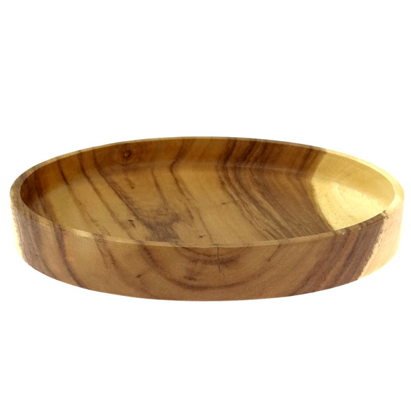 Serviertablett 30cm rund, Acaciaholz / CONTIGO Fairtrade Onlineshop