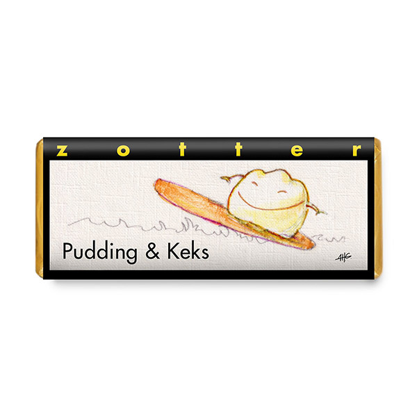 Zotter - Pudding & Keks 70g BIO / CONTIGO Fairtrade Onlineshop