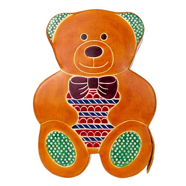 Spardose TEDDY, Ziegenleder / CONTIGO Fairtrade Onlineshop