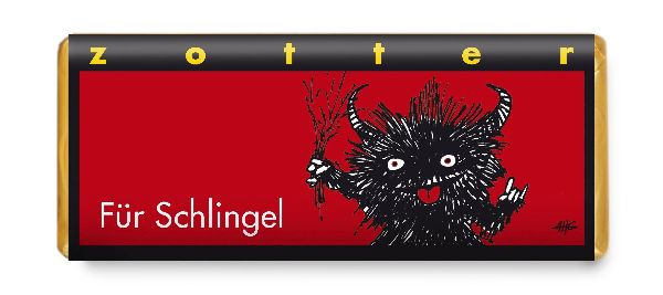 Zotter - Für Schlingel Nikolaus 70g BIO / CONTIGO Fairtrade Onlineshop