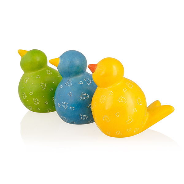 Kleiner Spatz 9cm (Stückpreis), Speckstein / CONTIGO Fairtrade Onlineshop