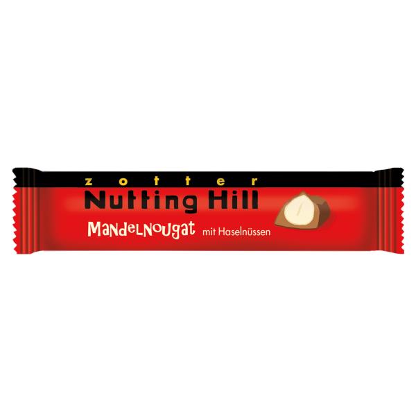 Nutting Hills Mandelnougat mit ganzen Haselnüssen 25g BIO