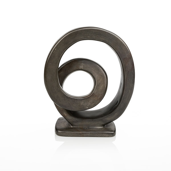 Figur Serenity 20cm dunkelgrau, Speckstein