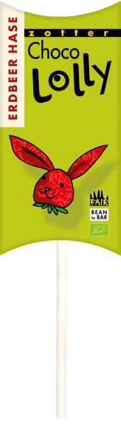 Lollytop - Erdbeer Hase BIO