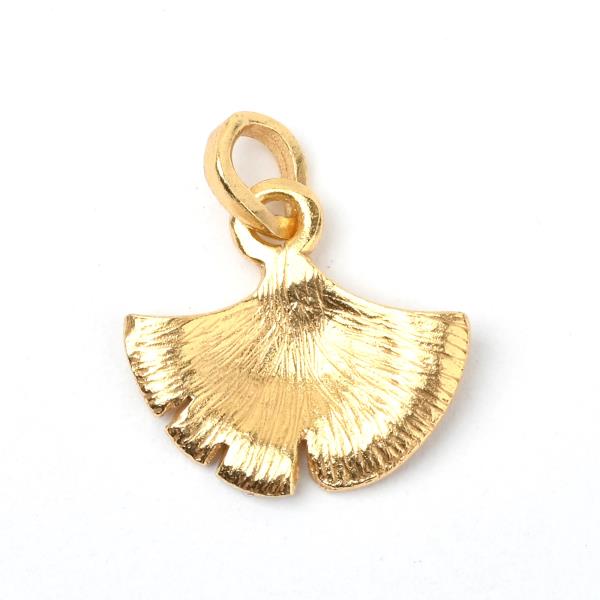 Anhänger Ginkgo, Mix&Match, 22K vergoldet / CONTIGO Fairtrade Onlineshop