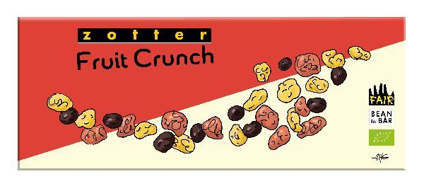 Zotter Genüsse - Fruit Crunch 70g  BIO / CONTIGO Fairtrade Onlineshop