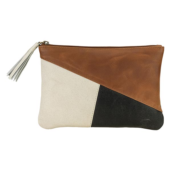 Täschchen TRIO dreifarbig IndiWIEDUella, Rindsleder / CONTIGO Fairtrade Onlineshop