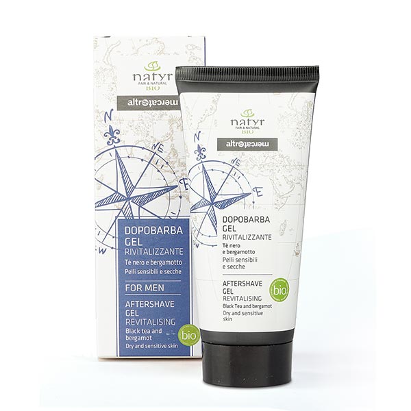 Aftershave-Gel, Tee und Bergamotte 100ml BIO, Naturkosmetik