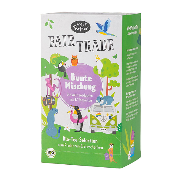 Bunte Mischung Tee Selection BIO 24 Teebeutel / CONTIGO Fairtrade Onlineshop