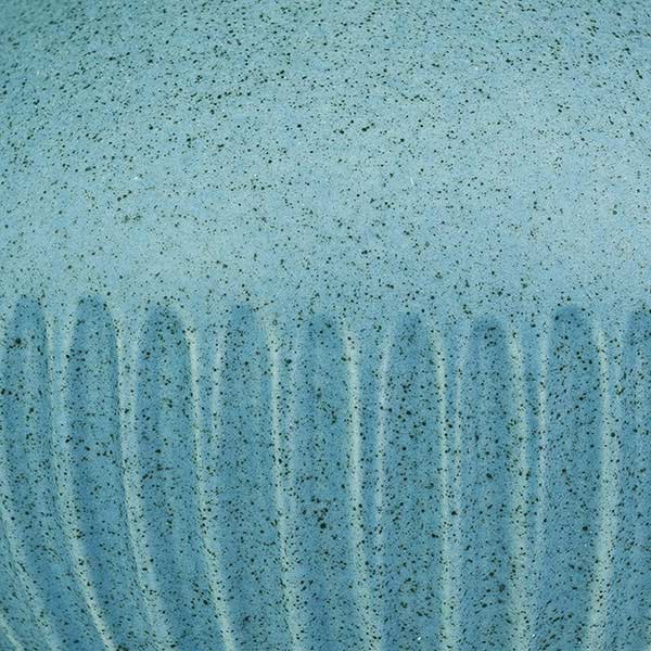 Vase CONGO Tiny L, 8x8 cm, blau-sand, Keramik handgemacht / CONTIGO Fairtrade Onlineshop